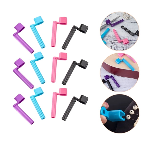 ELAYARD 12Pcs Guitar Peg Winder Replacement Tool Assorted Color for Guitar Bass Mandolin Ukulele