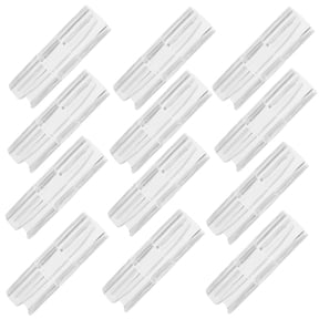 ELAYARD 12Pcs Bed Sheet Clips Transparent Plastic Fasteners Easy Installation for Bedding Holders