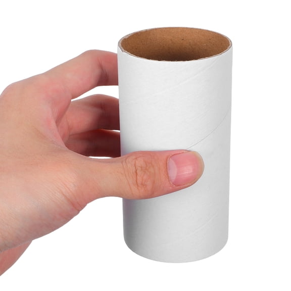 ELAYARD 12Pcs Craft Paper Tubes White Cardboard Rolls For Family Bonding Activities At Home And Studio