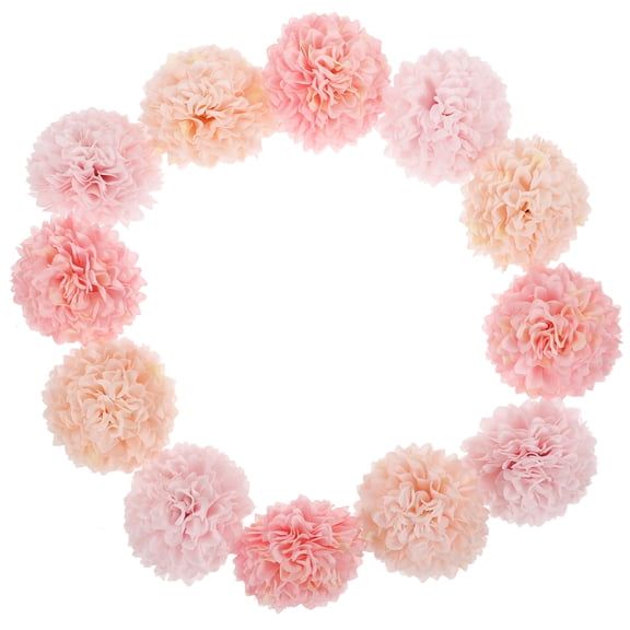 ELAYARD 12Pcs Simulated Hydrangea Heads for Realistic Home Decoration