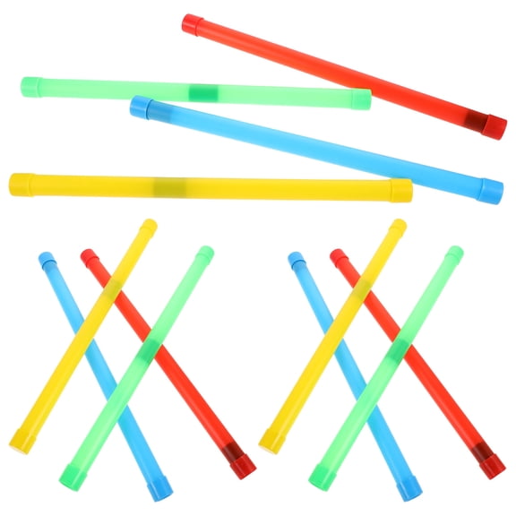 ELAYARD 12Pcs Groan Tube Noise Maker Plastic Sound Sticks Assorted Colors Party Favor for Birthdays
