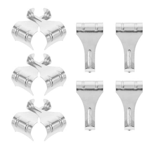 ELAYARD 12pcs Metal Rail Molding Hanging Hooks Iron for Picture Frames in Galleries