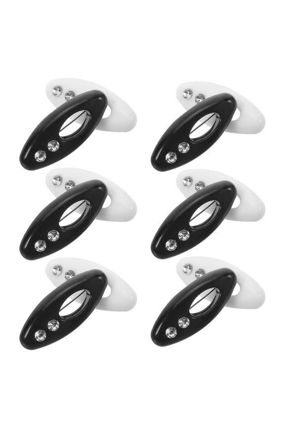 12Pcs Large Safety Pin Brooch with Rhinestone Design for Scarf Shawl Decoration