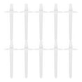 thumbnail image 1 of ELAYARD 12Pcs White Plastic Spool Pin Replacement for Household Sewing Machine Use, 1 of 7