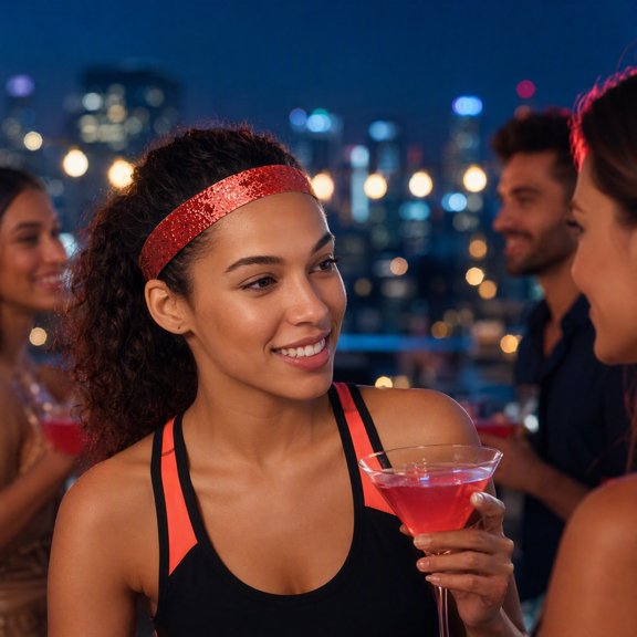 ELAYARD Candy Color Hairband Sports, Shiny and Comfortable, Assorted Colors, Great for Outfits