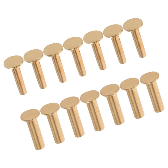 ELAYARD Copper Handle Rivets, Golden, Easy Install, Secure Locking Design, DIY