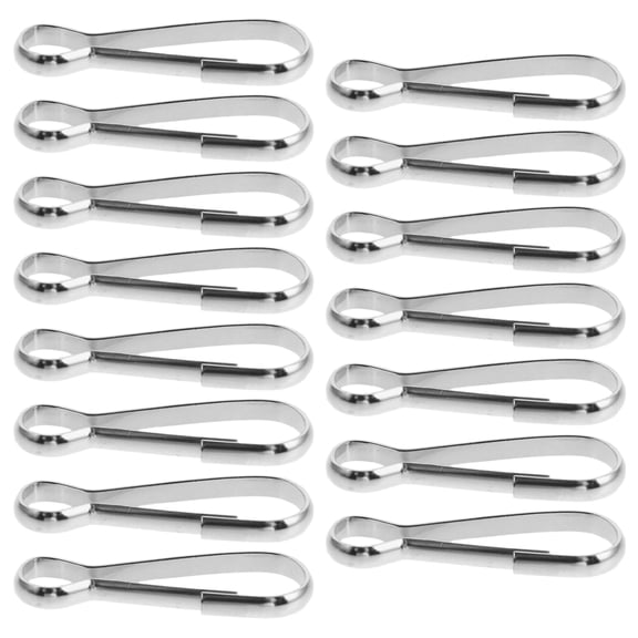 ELAYARD 15Pcs Durable Stainless Steel Flagpole Retainer Rings with Universal Compatibility