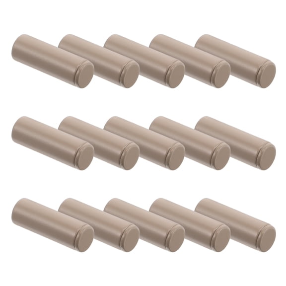 ELAYARD 15Pcs Alloy Cord Locks Metal Rope Caps for Clothing Drawstring Ends Khaki