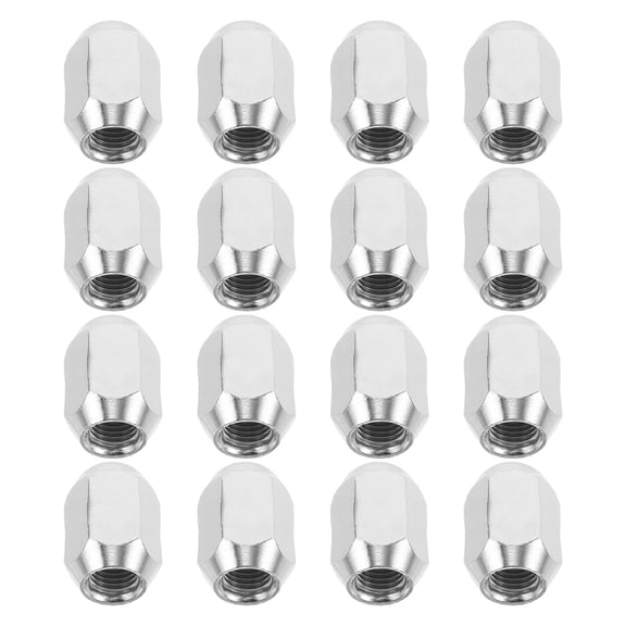 ELAYARD 16-Piece Trailer and ATV Wheel Nuts Set, Plated Metal, Quick Installation for Hub Upgrade and Modification