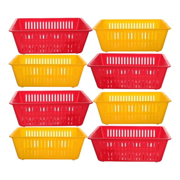 ELAYARD Game Storage Baskets, Reinforced Plastic, Vibrant Colors, and Easy to Use for Organizing Game Accessories