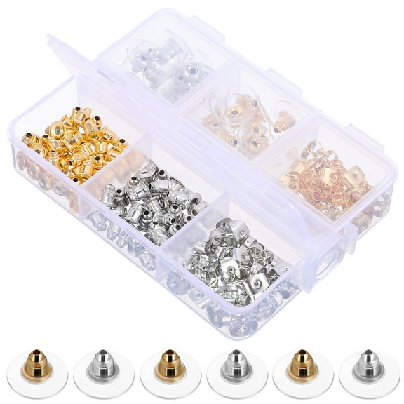 ELAYARD 170 Pcs Comfort Clutch Earring Backs Metal Securely Fastened for Women