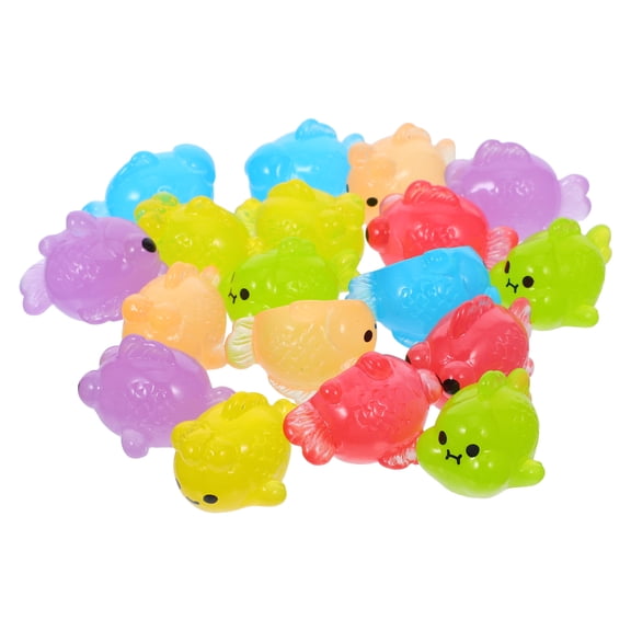 ELAYARD 18-Piece Mini Resin Sea Animal Figurines Set, Assorted Colors, Tiny Ocean Creatures for Crafts, , and Home Decoration