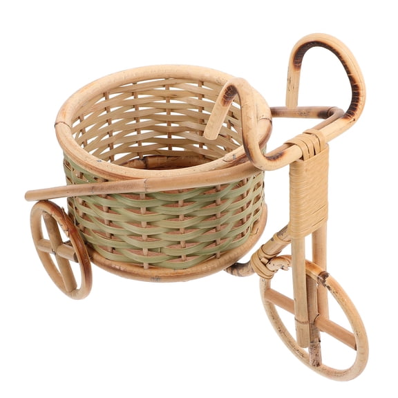 ELAYARD 1PC Bamboo Woven Storage Basket Storage Holder for Snack Organizer Dining Room