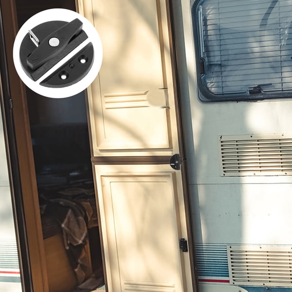 ELAYARD Marine Hatch Latch Black Heavy Duty Lock for Boat Deck Rv Cabinets Secure Locking