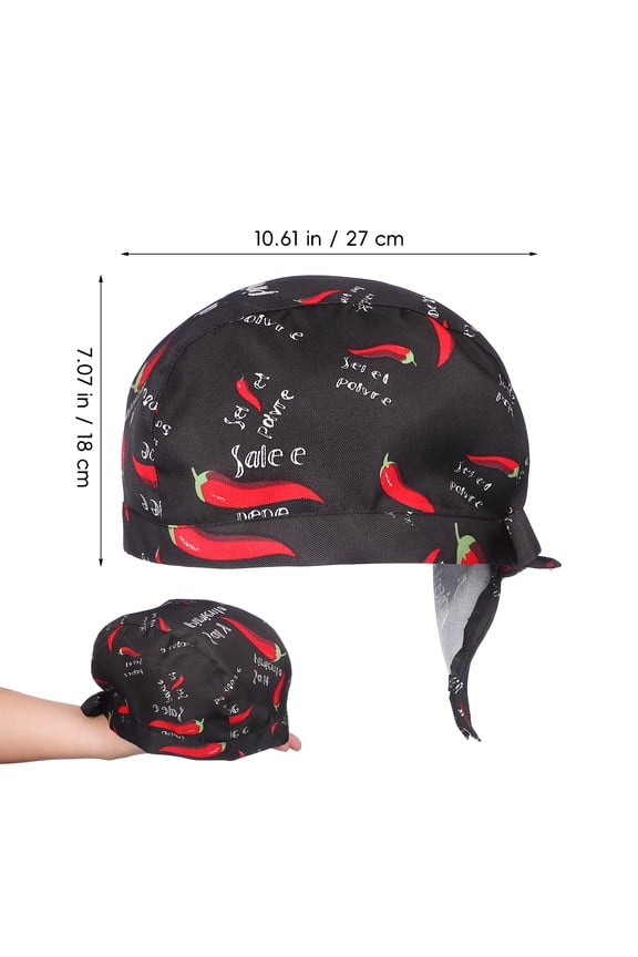 Chef Hat Restaurant Cap for Men Bakers Pizza Working Kitchen Waiter Caps Durable Comfortable
