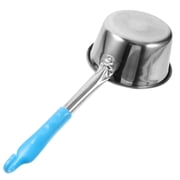 ELAYARD Stainless Steel Ladle for Camping - Plated Silver, Comfortable Grip, Hook Handle