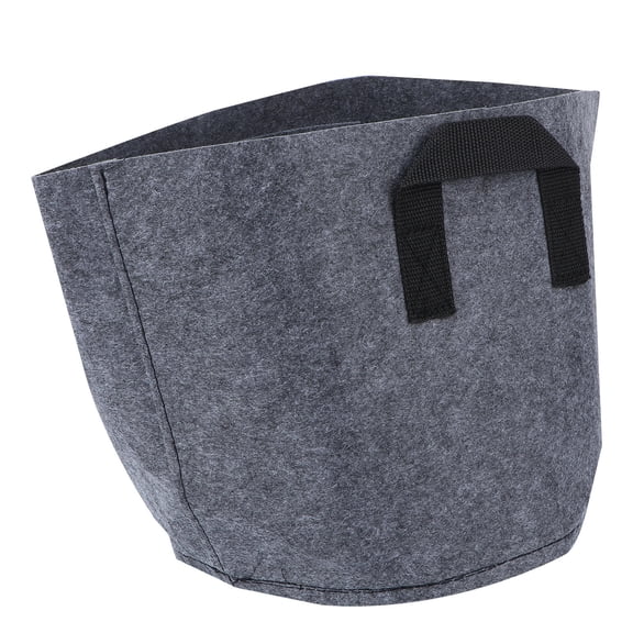 ELAYARD Grey Nonwoven Planting Bag 1Pc Thickened Gallon Planter Pouch for Growing Flowers and Plants