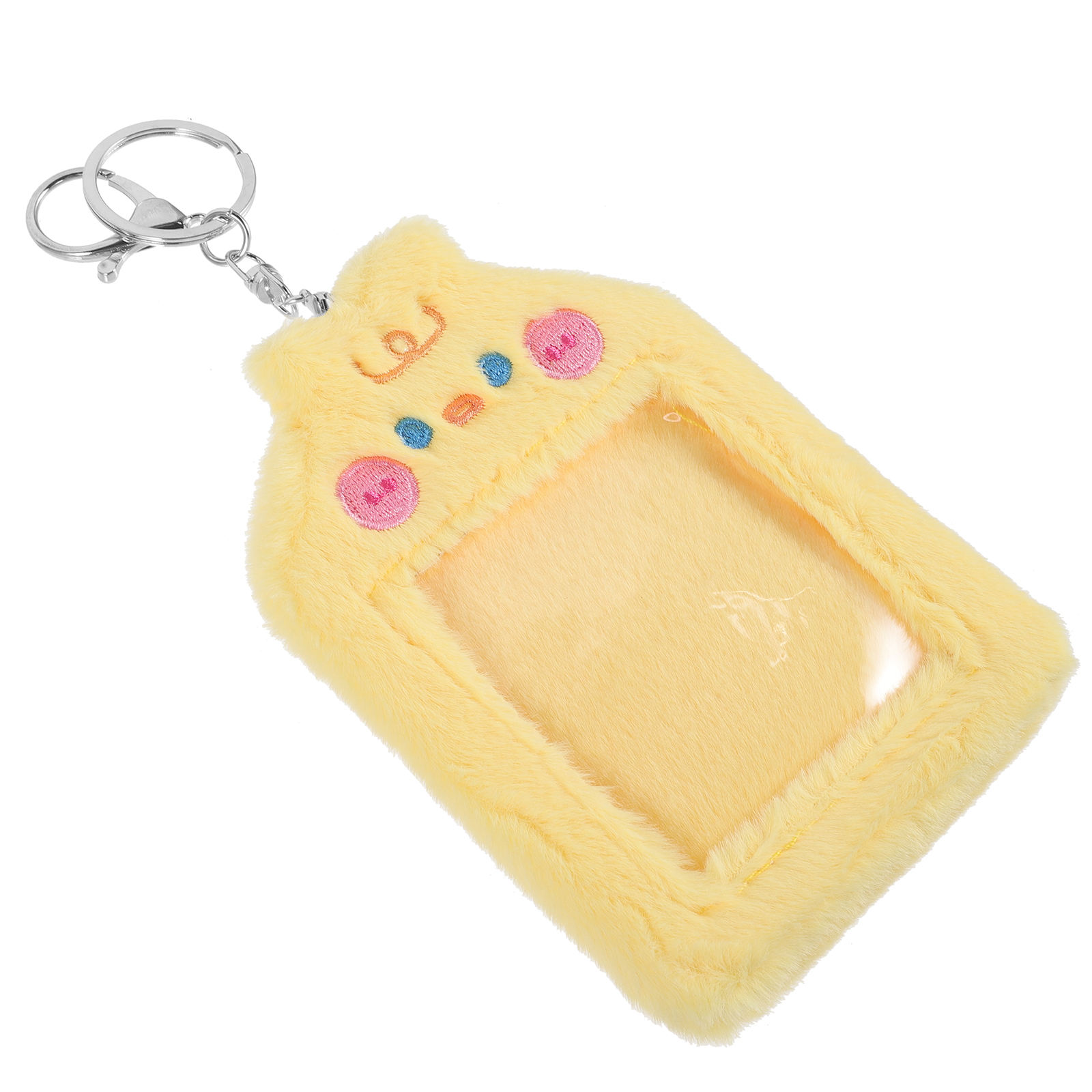 ELAYARD 1Pack Plush Postcards Holder Duck Shape Yellow Keychain Instant ...