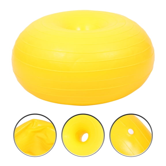 ELAYARD Small Yellow Pilates Ball for Daily Use Professional Core Strengthening and Balance Training