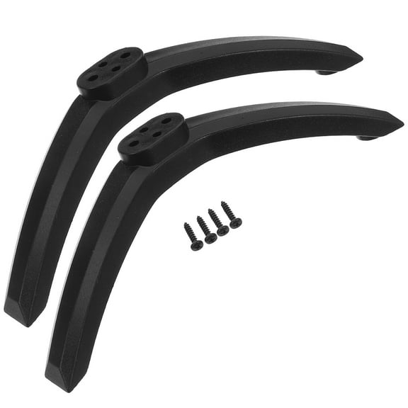 ELAYARD Universal TV Table Stand Black Adjustable Angles Space-Saving Design Compatible with Most TVs