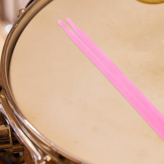ELAYARD 1Pair Fluorescent Nylon Drumsticks for Electronic Drum Set with Comfortable Grip
