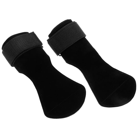 ELAYARD Pair of Grip Wrist Straps with Breathable Flexible Gloves for Weightlifting and Pull-