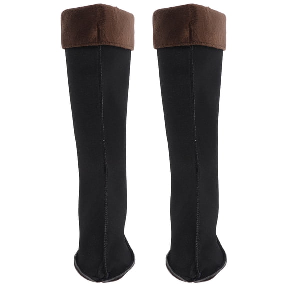 ELAYARD 1Pair Black Winter Boot Liners with Exceptional Insulation for Cold Weather