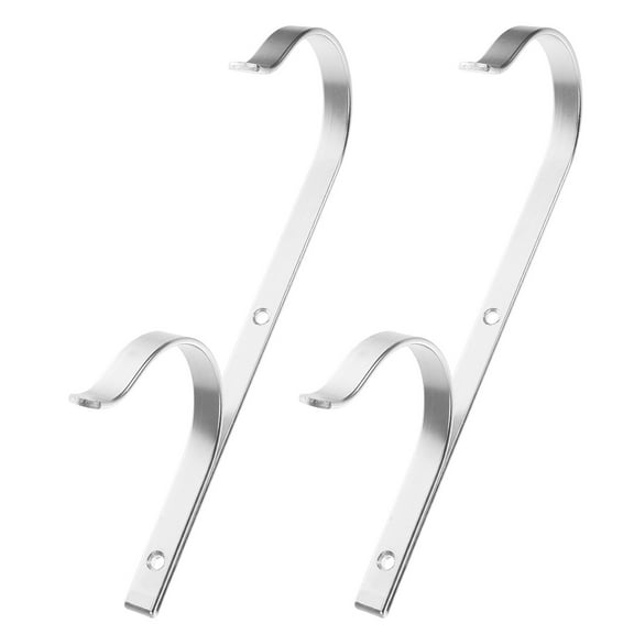 ELAYARD 1 Pair Aluminum Alloy Pool Equipment Hooks for Telescopic Poles in Multifunctional Design