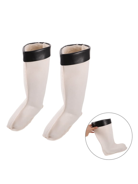 1Pair Removable Fleece Boot Liners Comfortable Plush Socks for Warmth in Winter Boots