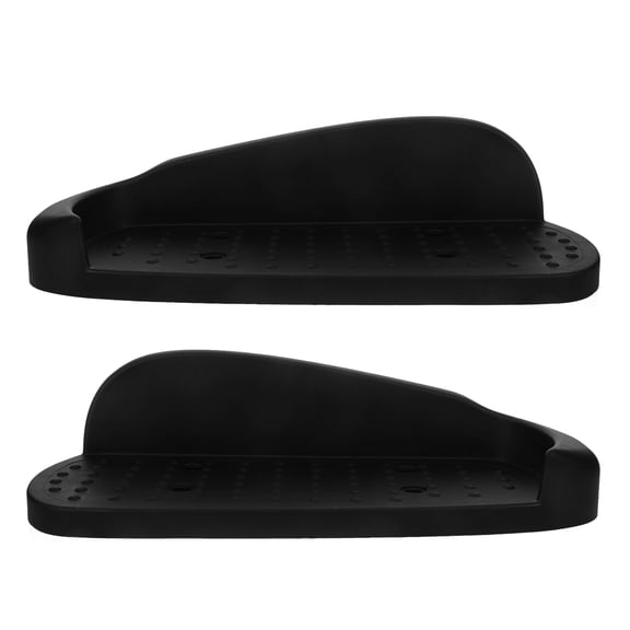 ELAYARD 1 Pair Black Fitness Pedals for Elliptical Machines with Easy Installation Kit, Replacement Exercise Equipment Parts