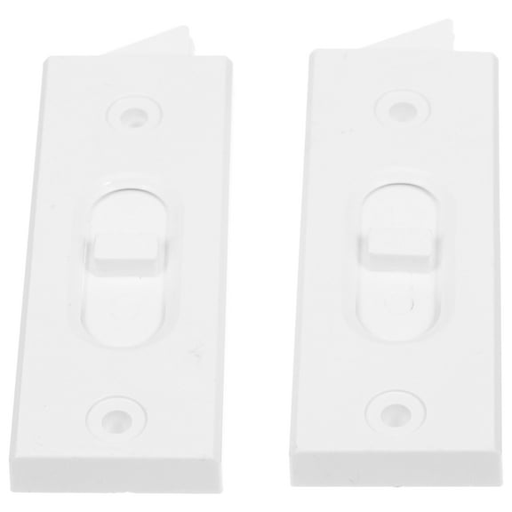 ELAYARD 1Pair Spring Loaded White Window Tilt Latch Pairs with Snap in Installation
