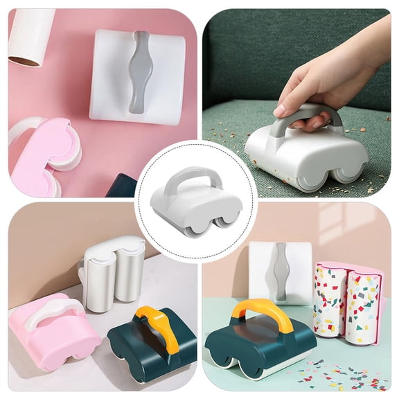 ELAYARD Reusable Hair Remover with Replaceable White Cleaning Papers for Fast and Easy Dust Removal, 1 Piece