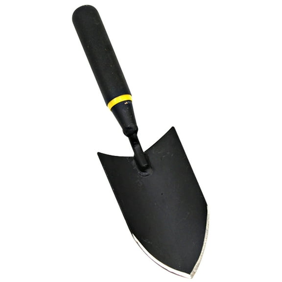 ELAYARD 1Pc Handy Garden Shovel Broad Hand Spade for Easy Soil Digging Black
