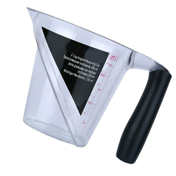 ELAYARD Heat Resistant Plastic Measuring Cup with External Graduation Marks, Assorted Colors, Durable Kitchen Scale Cup