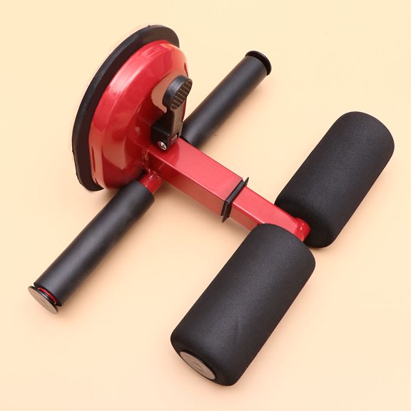 ELAYARD Red Sit-Up Exercise Tool with High Elasticity and Cup for Waist, Belly, and Leg Fitness Training