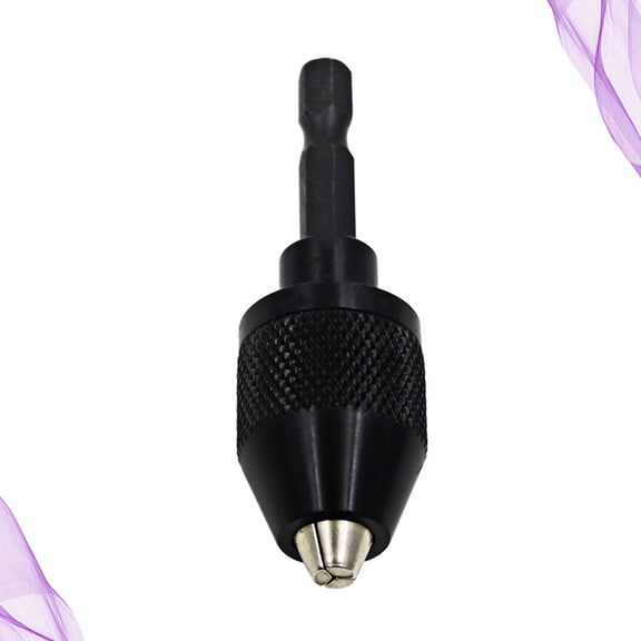 ELAYARD 1Pc Keyless Chuck Black Strong Metal Drill Chuck for Industrial and Machinery Drilling