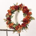 thumbnail image 1 of ELAYARD Realistic Red Rose Door Wreath for Wall Hanging, Front Door Decor, Wedding & Seasonal Home Decoration, 1 of 4
