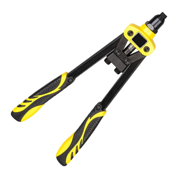 ELAYARD Yellow Alloy Manual Riveter Tool, Handheld Rivet Gun for Home Use, and Easy to Operate