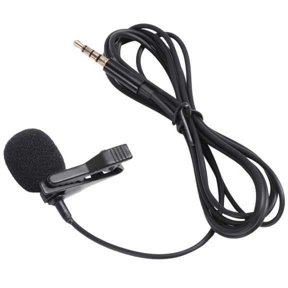 ELAYARD 1Pc Phone Microphone with Clip Durable Compact Design for Clear Voice Recording