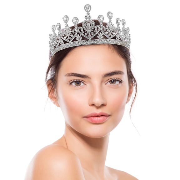 ELAYARD 1Pack Bridal Crown Headdress Decorative Piece for Weddings and Parties