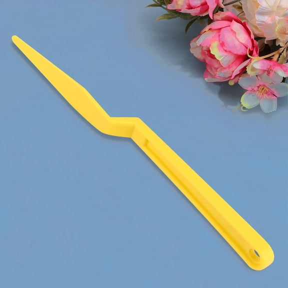 ELAYARD 1Pc Yellow Auto Window Tint Tool Plastic Scraper Squeegee Car Wrap Film Cutter