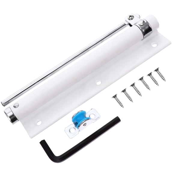 ELAYARD Damping Door Closer White Aluminum Alloy 1Pack