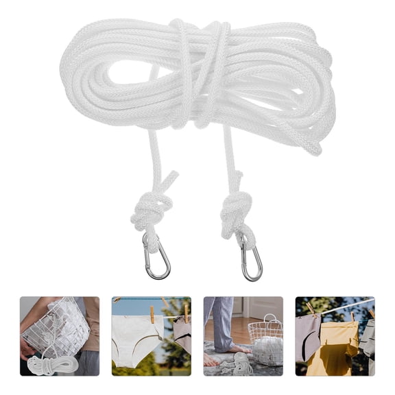 ELAYARD 1Pcs Indoor Clothes Line Nylon for Convenient Clothes Hanging Indoors