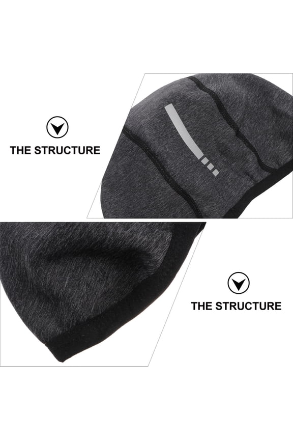 1Pcs Cold-proof Headgear Running Hat Grey Polar Fleece Well Fixed Daily Wearing Women