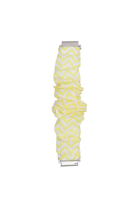 1Pc Yellow Cloth Watch Strap Elegant Look for Watches