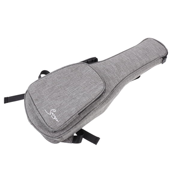 ELAYARD 1Pc Ukulele Bag in Guitar Shape, Grey Case for Daily Use and