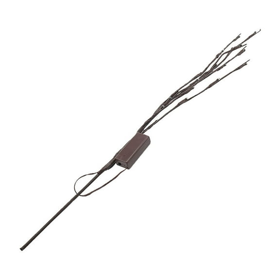 ELAYARD 1Pc Willow Branch LED Lamp Decor White Light with Natural Materials for Home Ornament