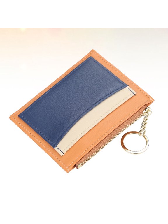 1Pcs Ladies Wallet for Women PU Orange Coin Storage for Travel