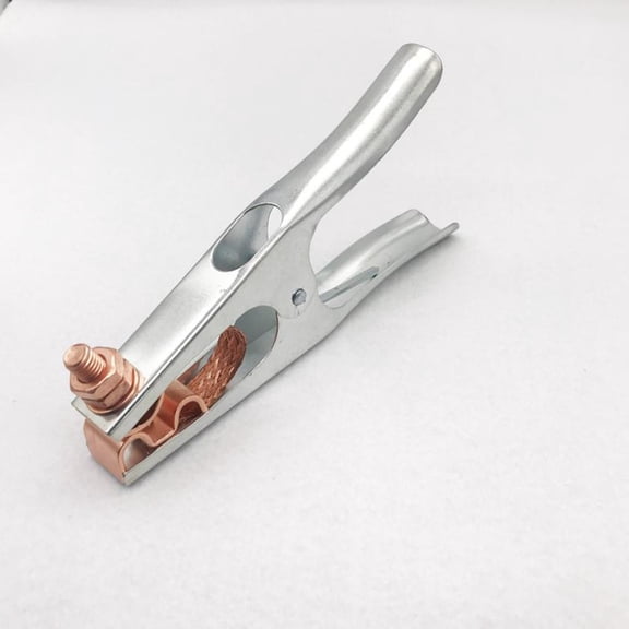 ELAYARD 1Pcs Welding Machine Grounding Clamp Copper Silver for Grounding Tasks