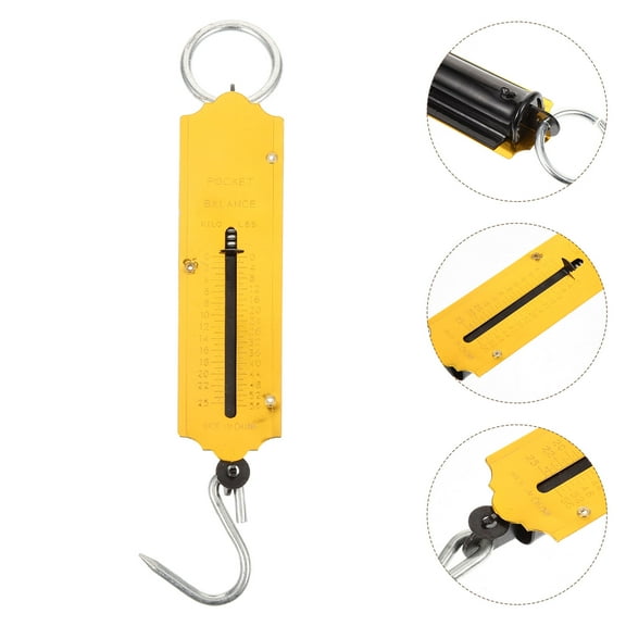 ELAYARD 1Set Outdoor Scale Portable Weighing Vertical Spring Machine Scales Golden